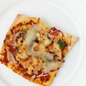 Sweet-Potato-Crusted Turkey & Veggie Pizza